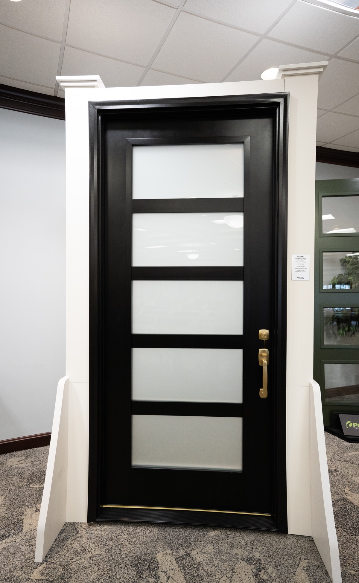 42x96 SDP Door Double Frosted Privacy Glass patio door style option