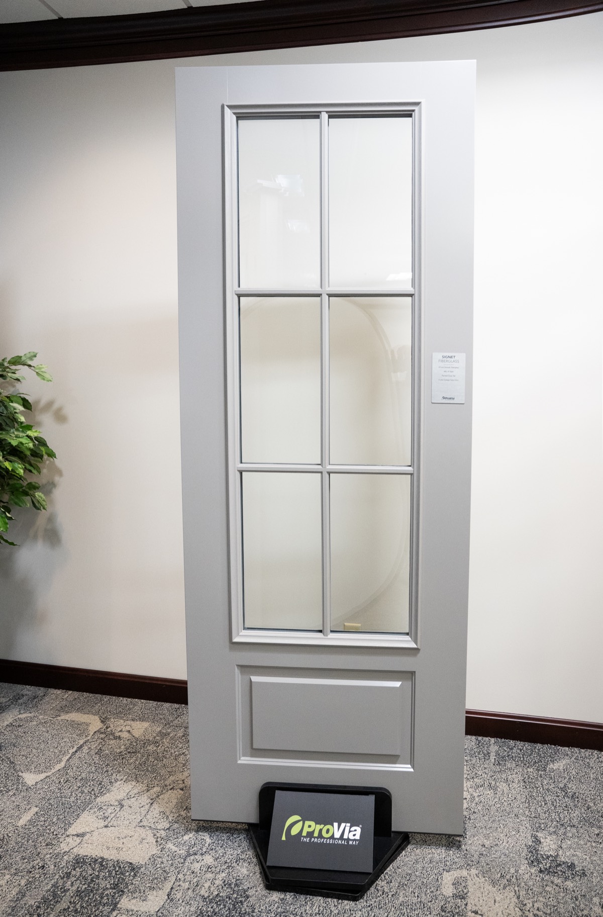 8 Foot Signet Smooth 460 1P Dove Tail SDL exterior entry door style option