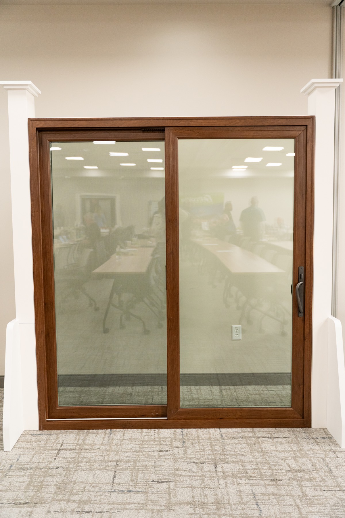 Endure 2-Lite Patio Door Provincial Oak patio door style option
