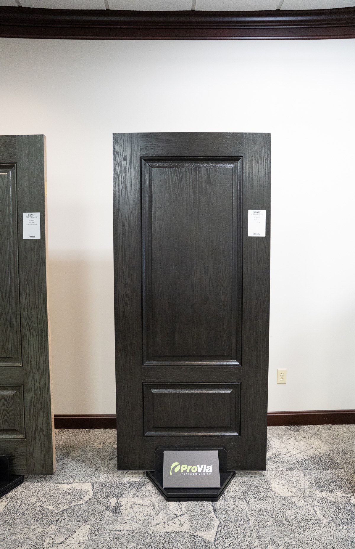 Signet Oak 002 440 Ebony exterior entry door style option