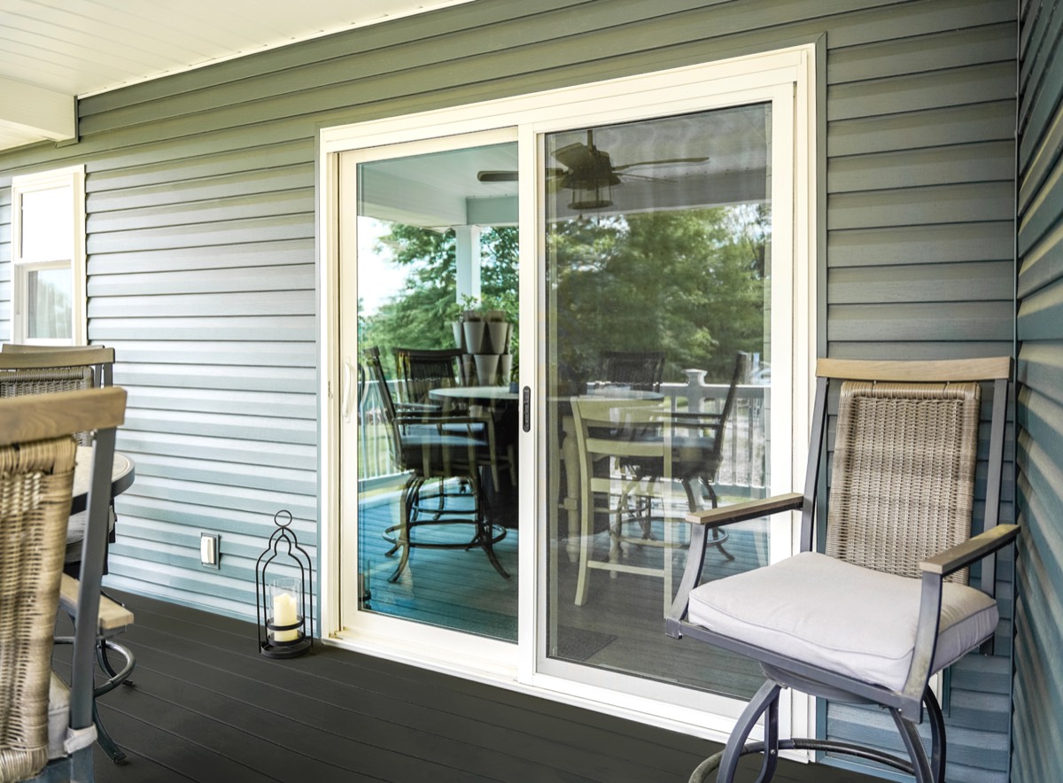 White 2-Lite Endure Sliding Patio Door patio door style option
