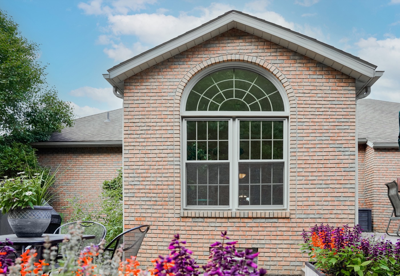 Aeris Sandstone Mulled Double Hung And Shaped Windows replacement window style option