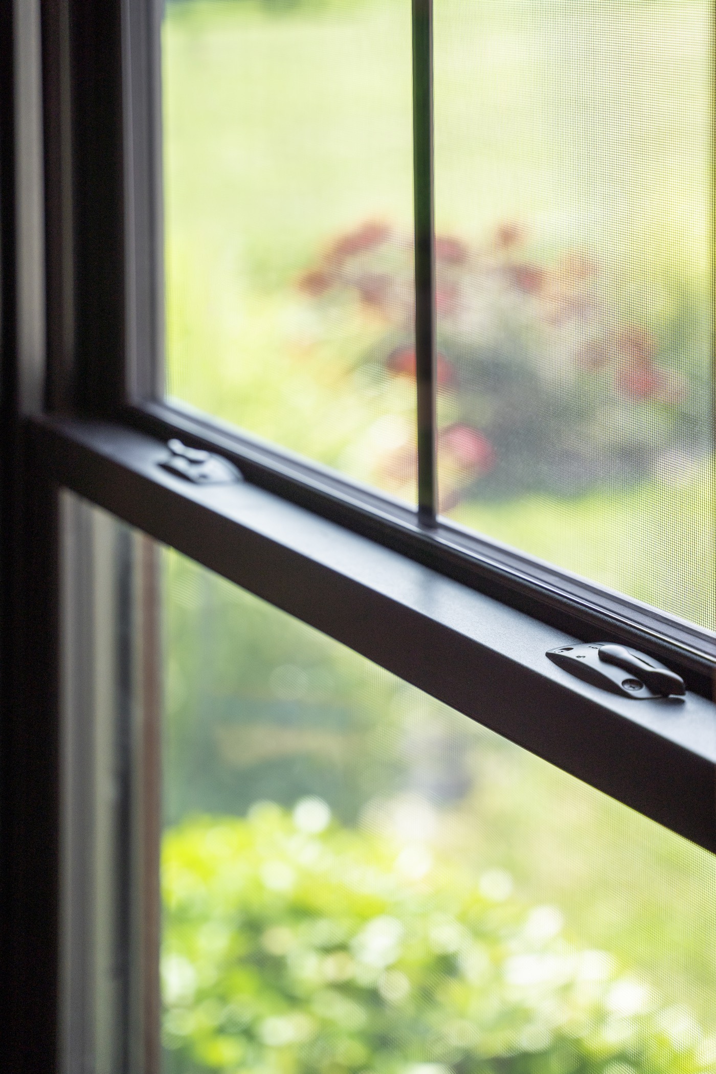 Endure Double Hung Textured Matte Coal Black Internal Grid 20 replacement window style option