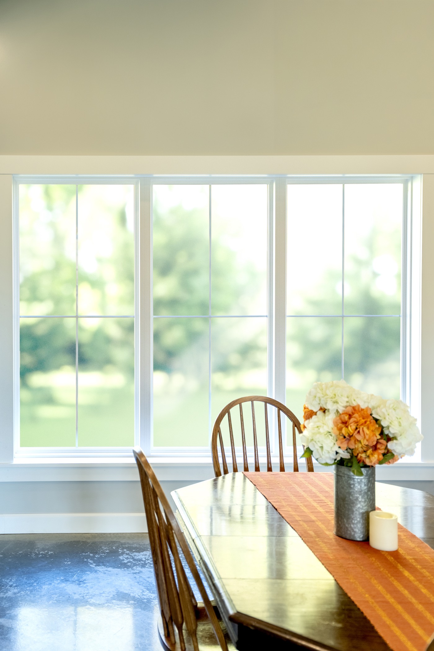 Endure White Picture Windows Cottage Contoured Internal Grids 1 replacement window style option