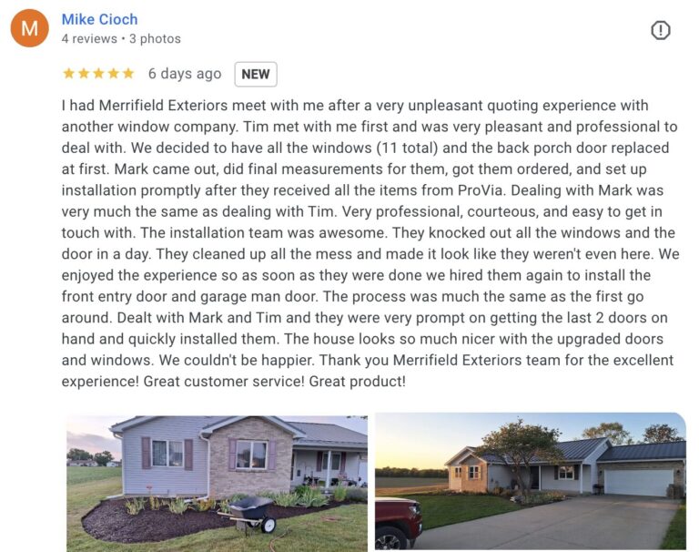 We recently upgraded our home with ProVia windows and couldn't be happier with the results! The windows have not only enhanced the look of our home but have also improved our energy efficiency significantly. We noticed a decrease in drafts and an overall more comfortable indoor climate. The installation team was professional and meticulous, ensuring everything was perfect before completing the job. Highly recommend ProVia for anyone looking to improve their home with high-quality, durable windows.